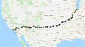 Route 66 On Google Maps - World Map