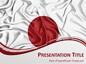 Bandera de Japón Plantilla PowerPoint - PresentationGO