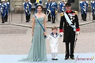 Mary Donaldson y Federico de Dinamarca con su hijo Christian