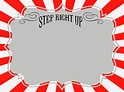 Step Right Up Carnival Sign Blank Template - Imgflip
