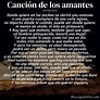 Poema Canción de los amantes de José Ángel Buesa - Análisis del poema