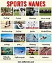 List of Sports: 35+ Useful Names of Sports and Games in English - ESL ...