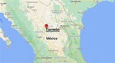 ¿Dónde está Torreón? Mapa Torreón - ¿Dónde está la ciudad?