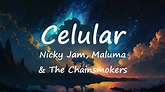 Nicky Jam, Maluma & The Chainsmokers - Celular (Lyrics Video) - YouTube