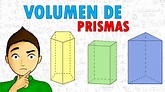 ¿Como calcular el volumen de un prisma? - YouTube