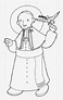 Dibujos para catequesis: PAPA SAN JUAN XXIII