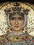 Byzantine Mosaic Art: Detail from Alexander Nevsky Cathedral