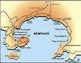 Mapa de Acapulco - Turismo.org