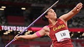 Liu Shiying wins gold medal in javelin on first throw of evening | NBC ...