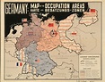 Deutschland Nach Dem Zweiten Weltkrieg Karte - DEUTSCHLAND-GER JKW