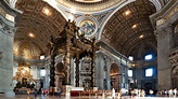 Interior de la Basílica de San Pedro, Roma, Italia