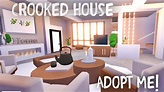 Adopt Me! CROOKED HOUSE - Full House Speed Build and Tour - YouTube