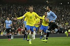 Brazil 1-0 Uruguay: Neymar penalty seals fiery Emirates Stadium victory ...