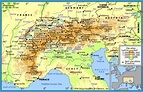 Map Of Austria And Italy - TravelsFinders.Com
