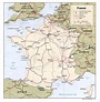 Mapa de carreteras de Francia Descargable mapa de carreteras de Francia ...