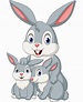 249 Family Bunny Svg SVG PNG EPS DXF File