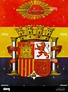 Bandera y escudo de la segunda República española, durante la Guerra ...