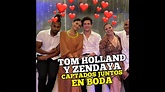 Tom Holland y Zendaya captados JUNTOS en BODA - YouTube