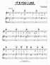 It's You I Like Sheet Music | Fred Rogers | Piano, Vocal & Guitar ...