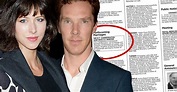 Benedict Cumberbatch is ENGAGED to girlfriend Sophie Hunter - millions ...
