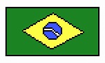 brazil flag | Pixel Art Maker