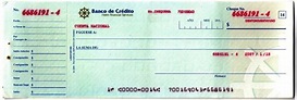 Modelo De Cheque Del Banco De Credito - dinero rapido paypal
