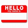 Hello my Name is Dry Erase Reusable Name Tag | HC Brands