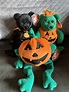 Halloween Beanie Babies Beanie Bear Pumpkin Tricky Hunt | Etsy | Baby ...