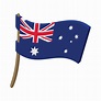 icono de la bandera de australia, estilo de dibujos animados 14164629 ...