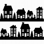 Svg Village Silhouette - 68+ DXF Include