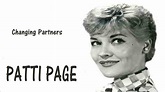 PATTI PAGE - Changing Partners - YouTube