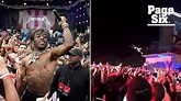 Rapper Lil Uzi Vert survives a two-story stage dive | Page Six - YouTube