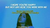 Olivia Rodrigo - happier [ Sub Español + Lyrics English ] - YouTube