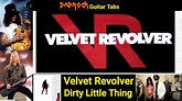 Dirty Little Thing - Velvet Revolver - Guitar + Bass TABS Lesson - YouTube