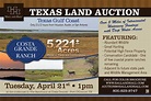 Hall and Hall Announces Two Large Texas Auctions in April 2015