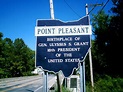 Point Pleasant, OH (Clermont County) - The town marker on U.S. 52 ...