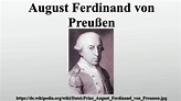August Ferdinand von Preußen - YouTube