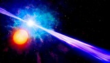 Gamma ray eruption from the univers' youth detected by astronomers
