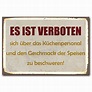 http://www.amazon.de/Wanddekoration-Blechschild-verboten-K%C3 ...