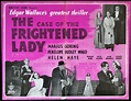 CASE OF THE FRIGHTENED LADY | Rare Film Posters
