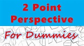 2 point Perspective for Dummies I Absolute basics of 2 points ...