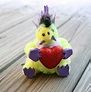 Plush Dinosaur Pom Pom Yellow Pom Pom Dinosaur Plush - Etsy