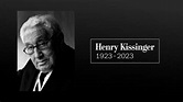 Henry Kissinger, who shaped Cold War history, dies at 100 - The ...