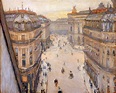 Rue Halévy, vue d'un sixième étage von Gustave Caillebotte Kunstdruck ...