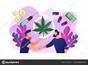 Drug trafficking concept vector illustration. Stock Vector Image by ...