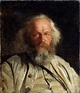 Portrait of the theorist of anarchism Mi - Nikolai Nikolajewitsch Ge en ...