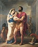 Paris y helena de Troya con su hija Hermióne | Mythology paintings ...