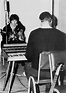 Paul in the studio with George Martin during the Rubber Soul sessions ...