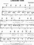 Ricky Nelson "Lonesome Town" Sheet Music in C Major - Download & Print ...