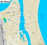 Da Nang hotels and sightseeings map - Ontheworldmap.com